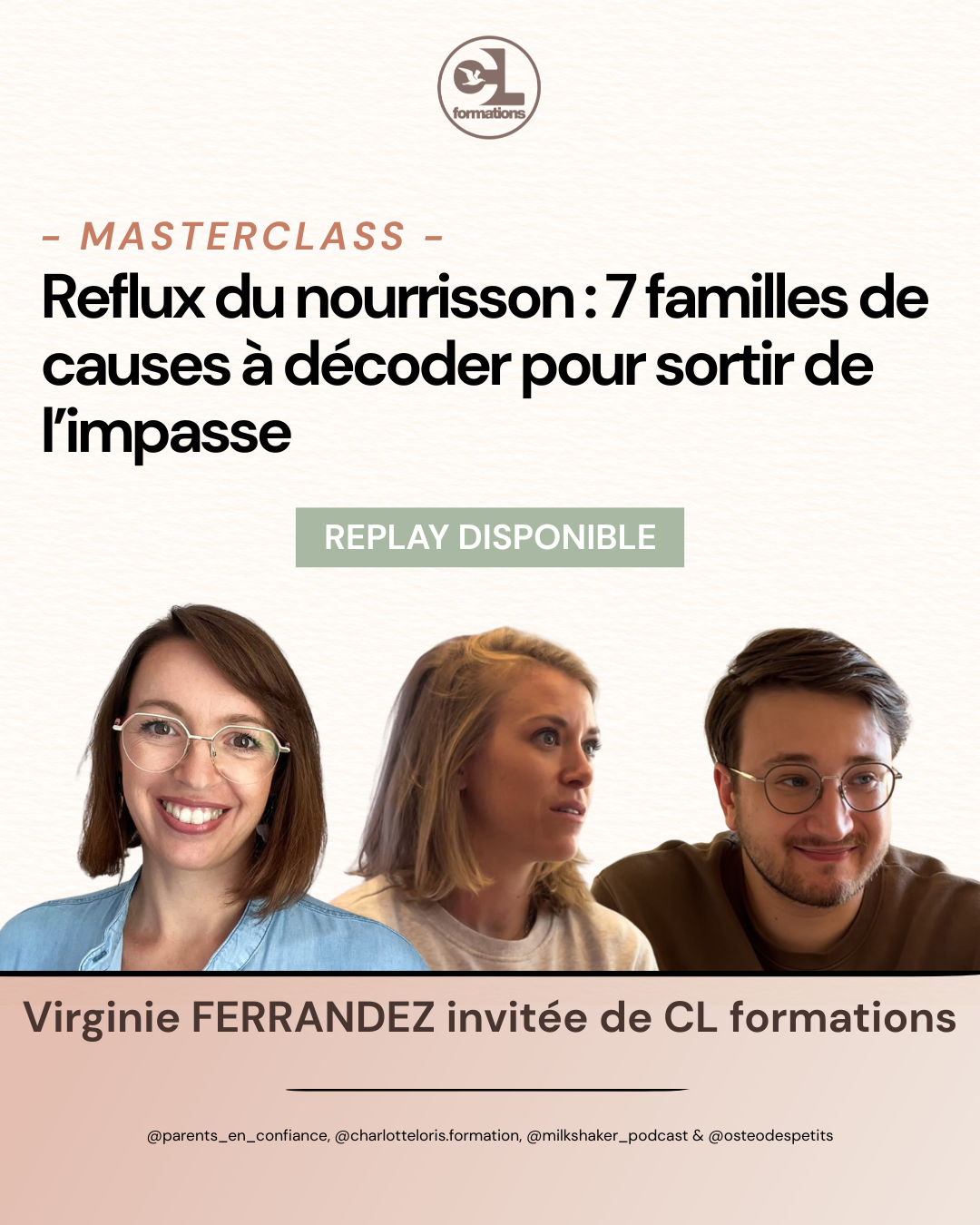 Reflux du nourrisson : 7 familles de causes à décoder pour sortir de l’impasse