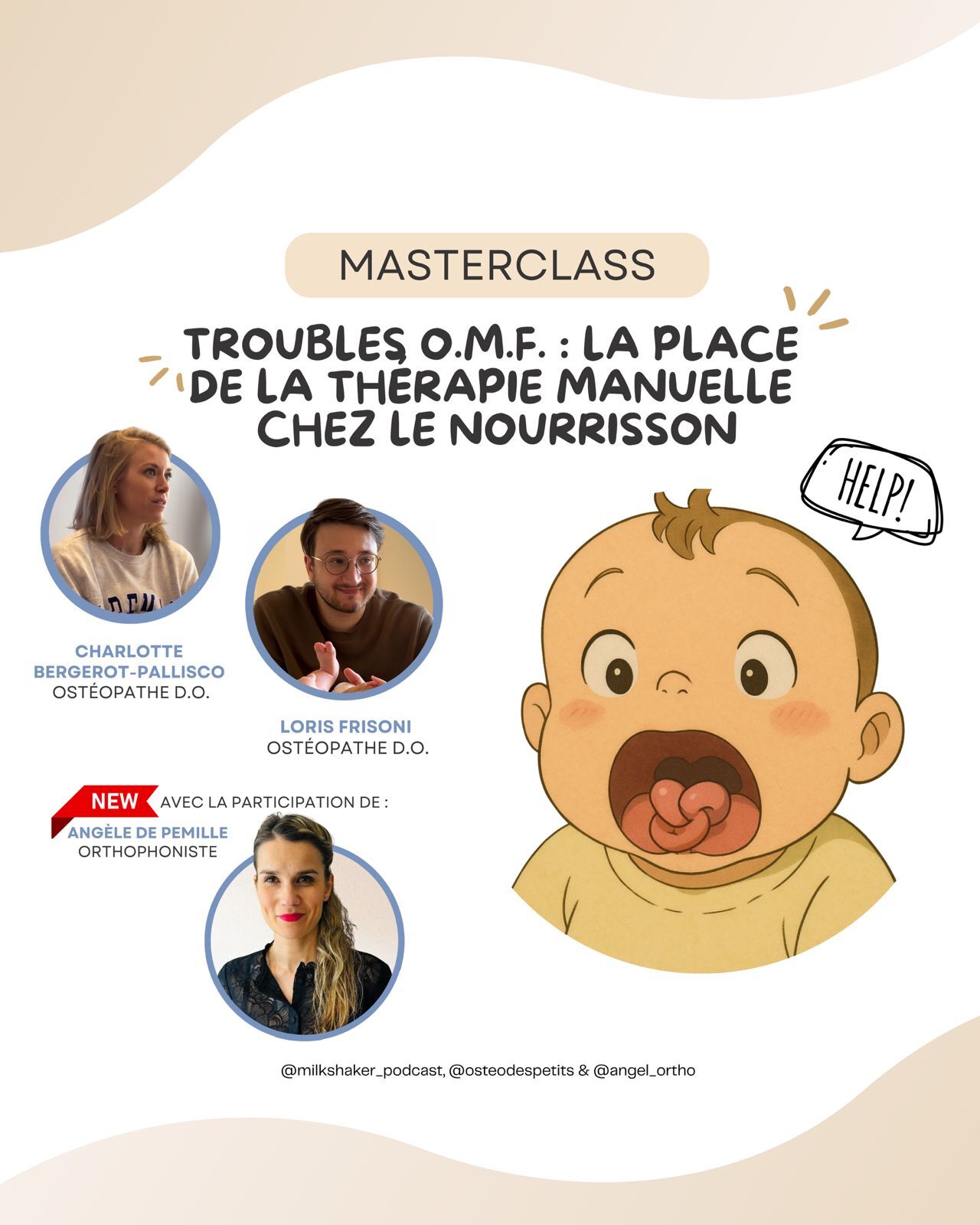 Troubles OMF : La place de la thérapie manuelle chez le nourrisson