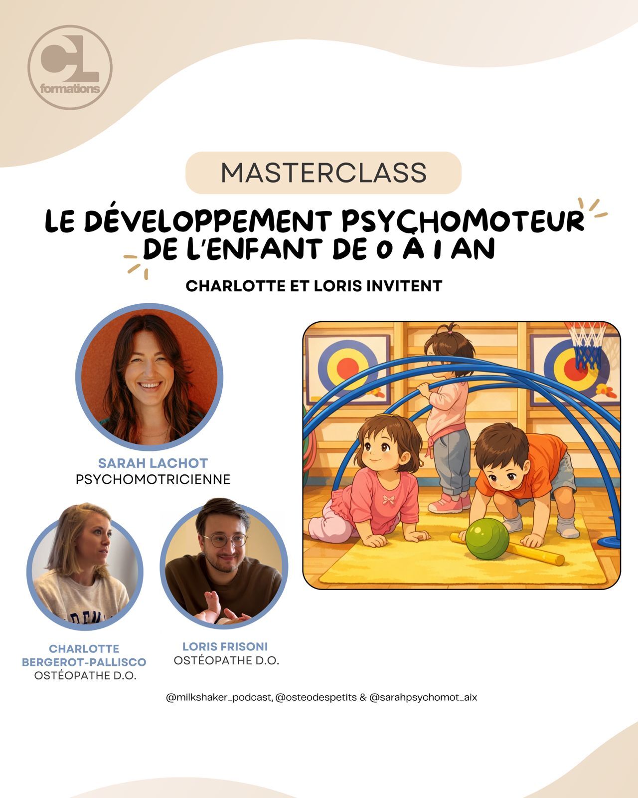 Le développement psychomoteur de l'enfant de 0 à 1 an