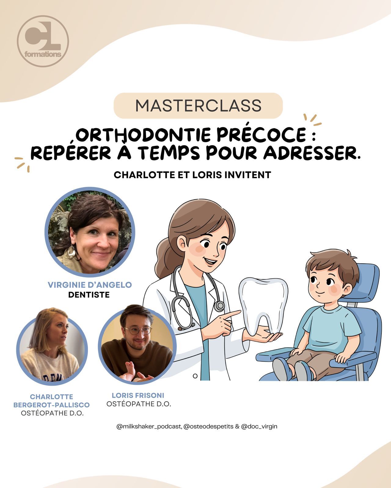 Orthodontie précoce : repérer à temps pour adresser